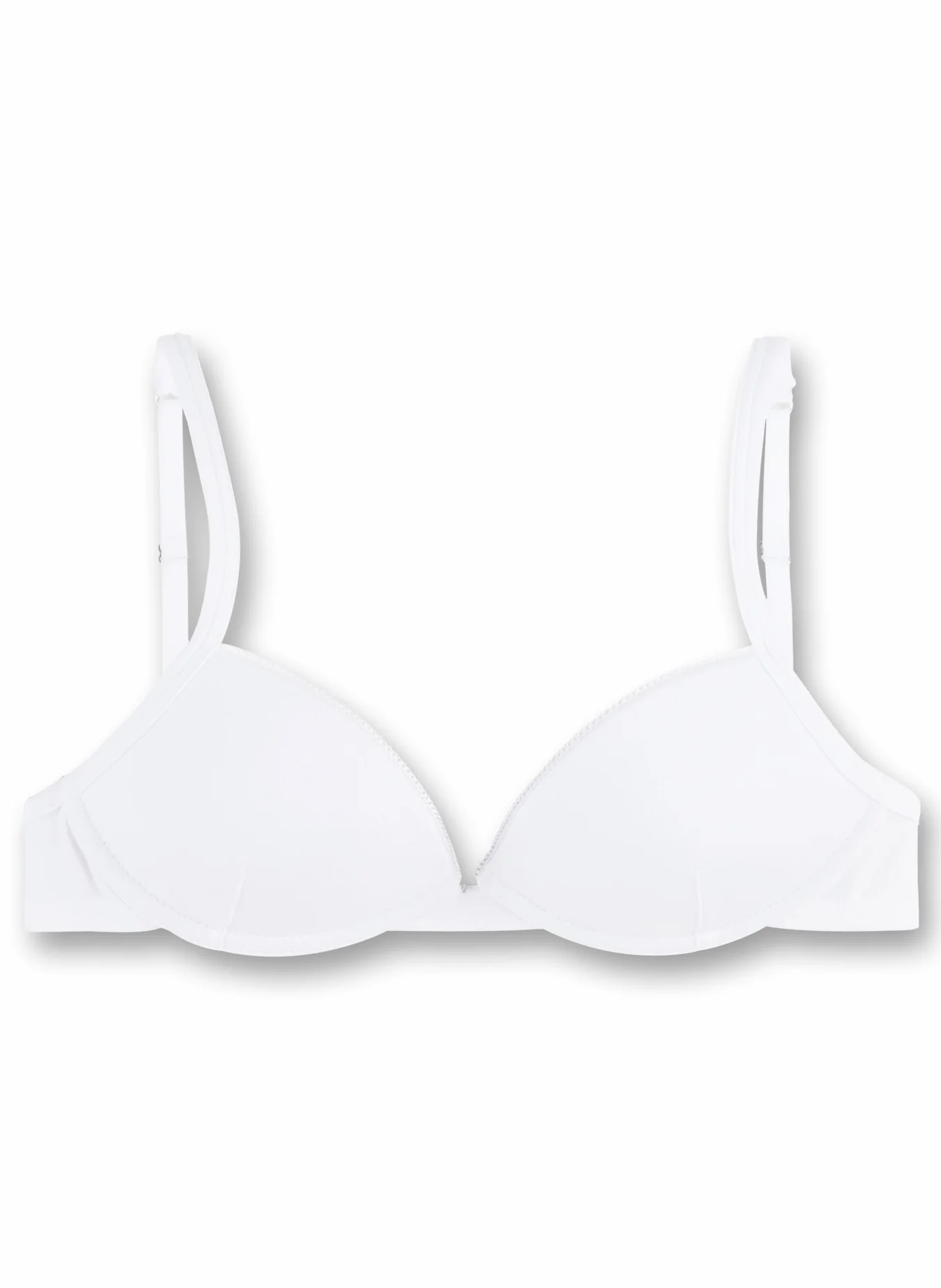 Sanetta Dziewczęcy biustonosz bez fiszbin 344667, biały (White 10), 70AA