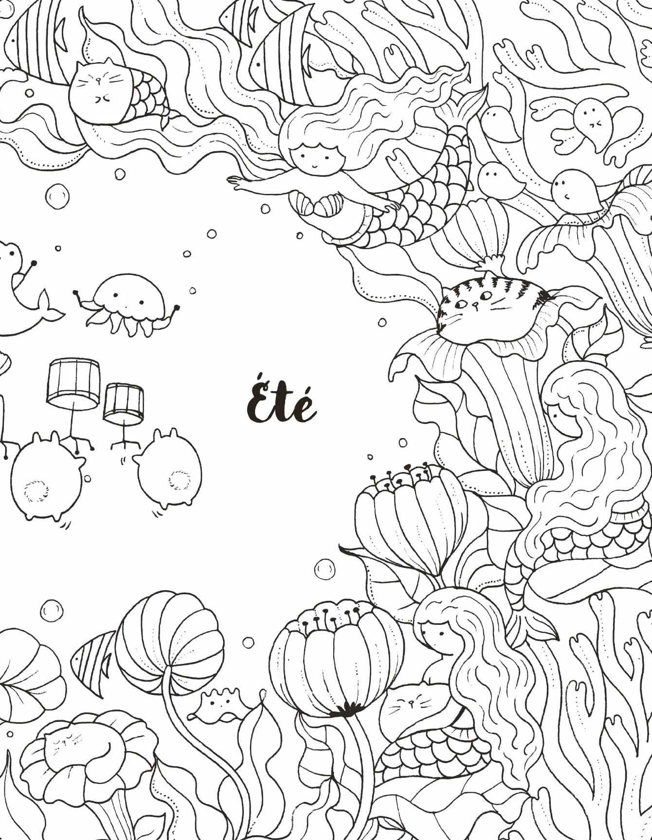 Le monde enchanté de Lulu Mayo: Une année à colorier