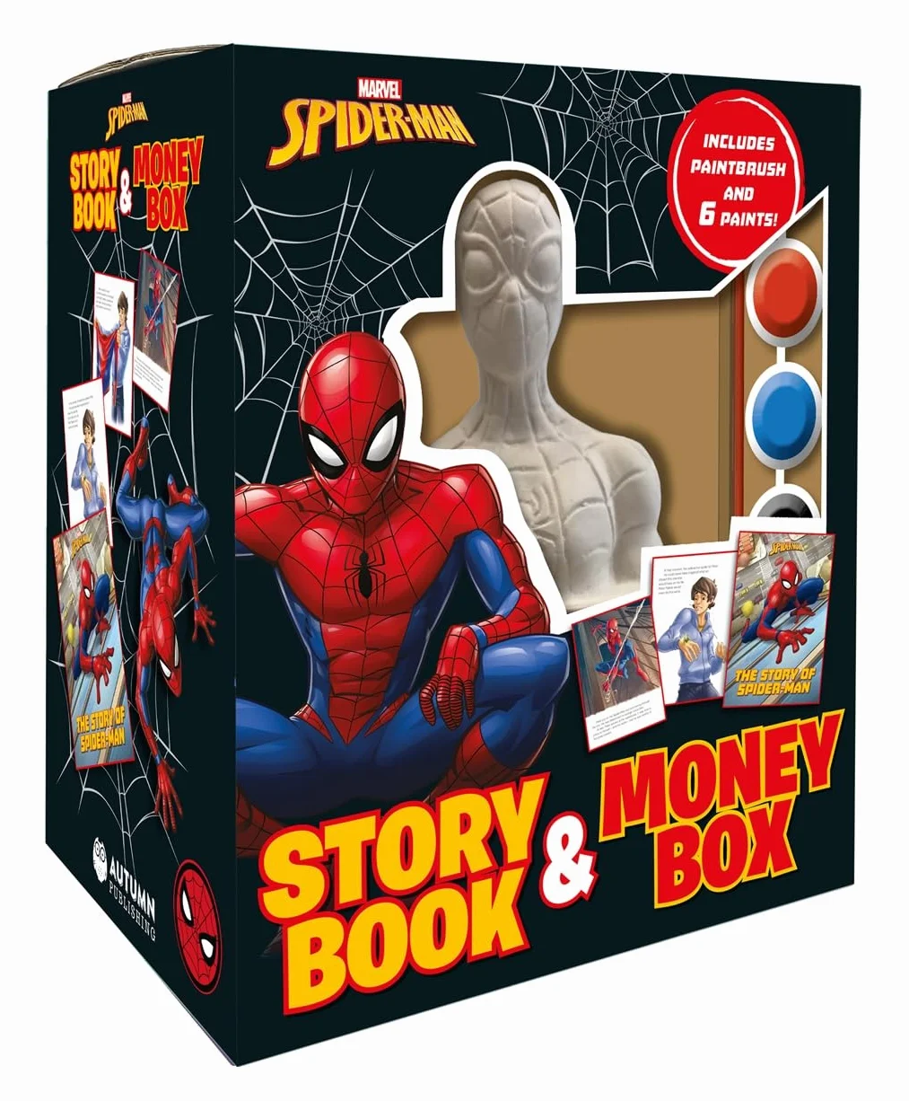 Marvel Spider-Man: Story Book & Money Box