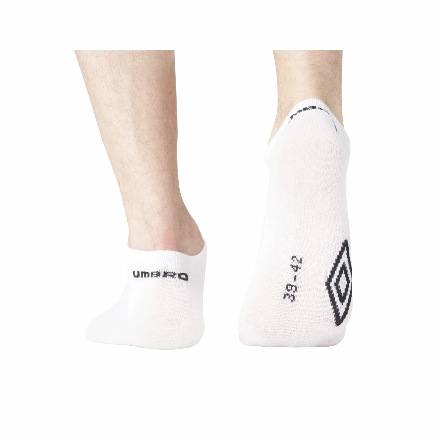 UMBRO UMB/AM/TCX6 Lekkie skarpety męskie - zestaw 6 sztuk - męskie skarpety sportowe, wygodne, trwałe, biały, 43/46 EU