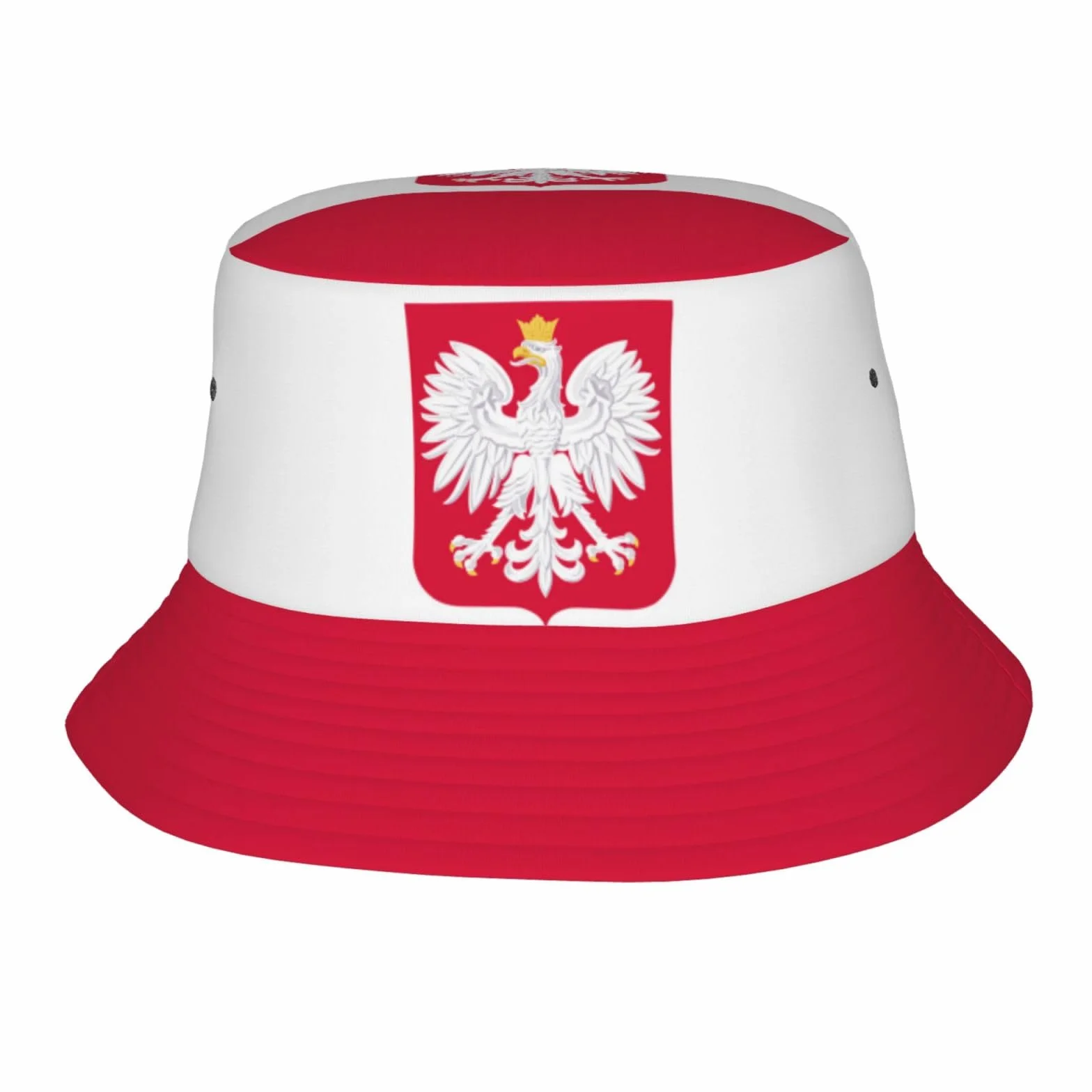 Podróżny kapelusz typu bucket flaga Polski kapelusz rybaka pakowalny kapelusz typu bucket ciepły damski kapelusz typu bucket dla kobiet, mężczyzn, kemping, Kapelusz typu bucket 569, M