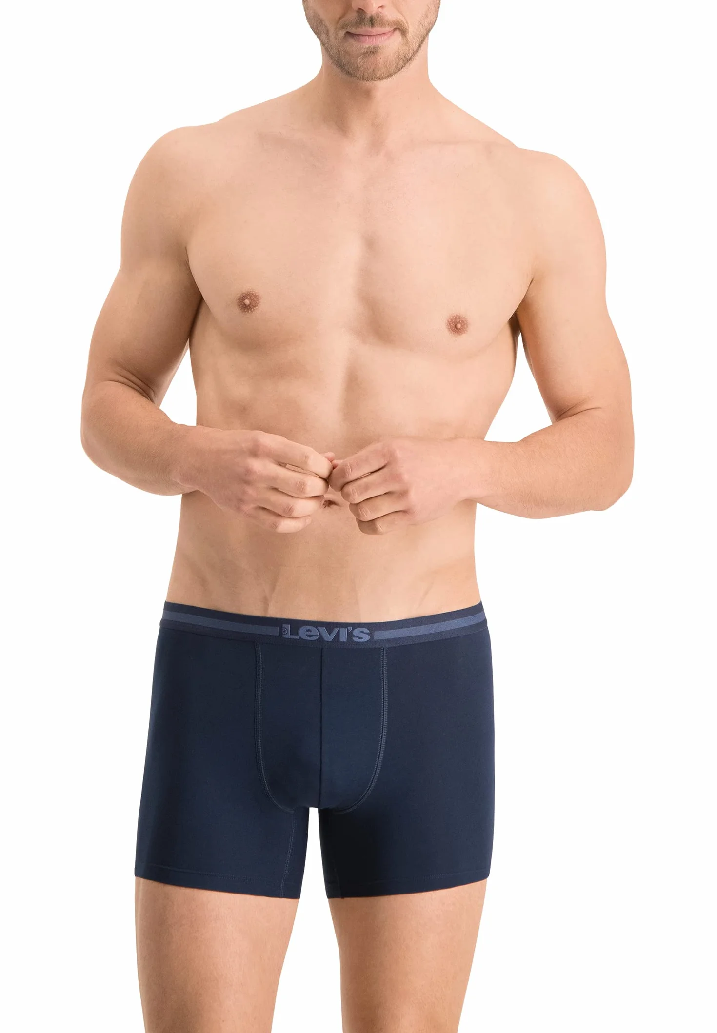 Levi's Bokserki bielizna męska, 2 sztuki w opakowaniu, grantowy, L