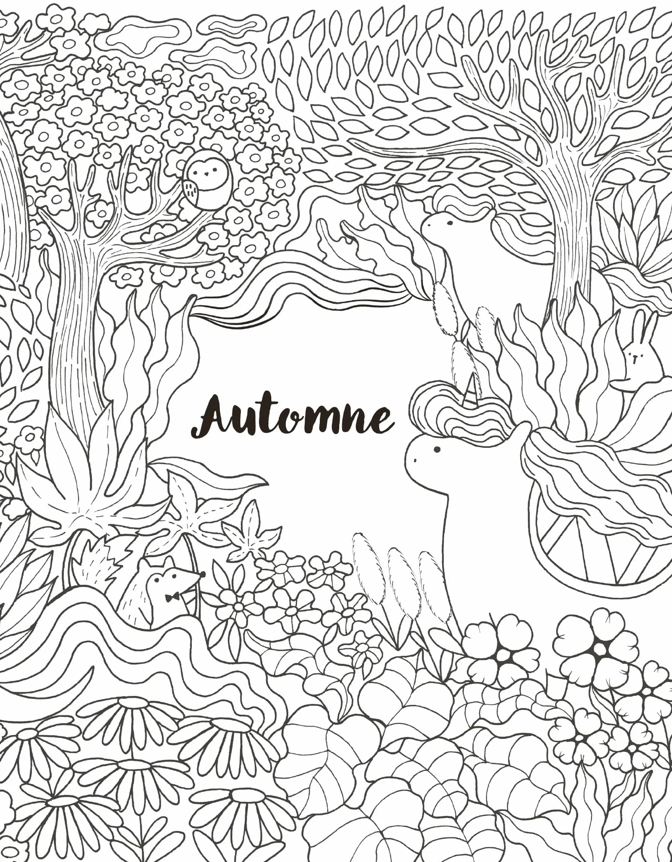 Le monde enchanté de Lulu Mayo: Une année à colorier