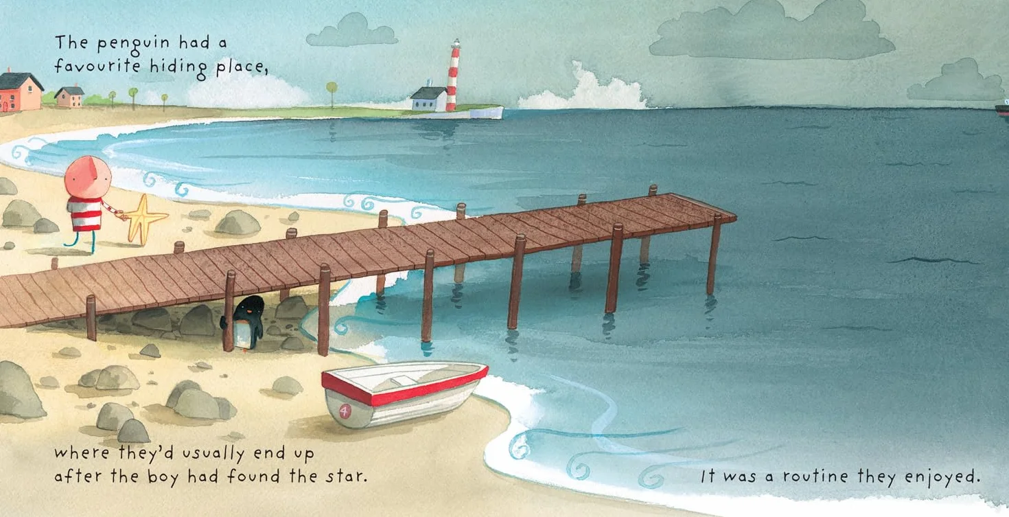 Where to Hide a Star: A new illustrated story about friendship, featuring the boy and the penguin, from highly regarded picture-book creator, Oliver Jeffers