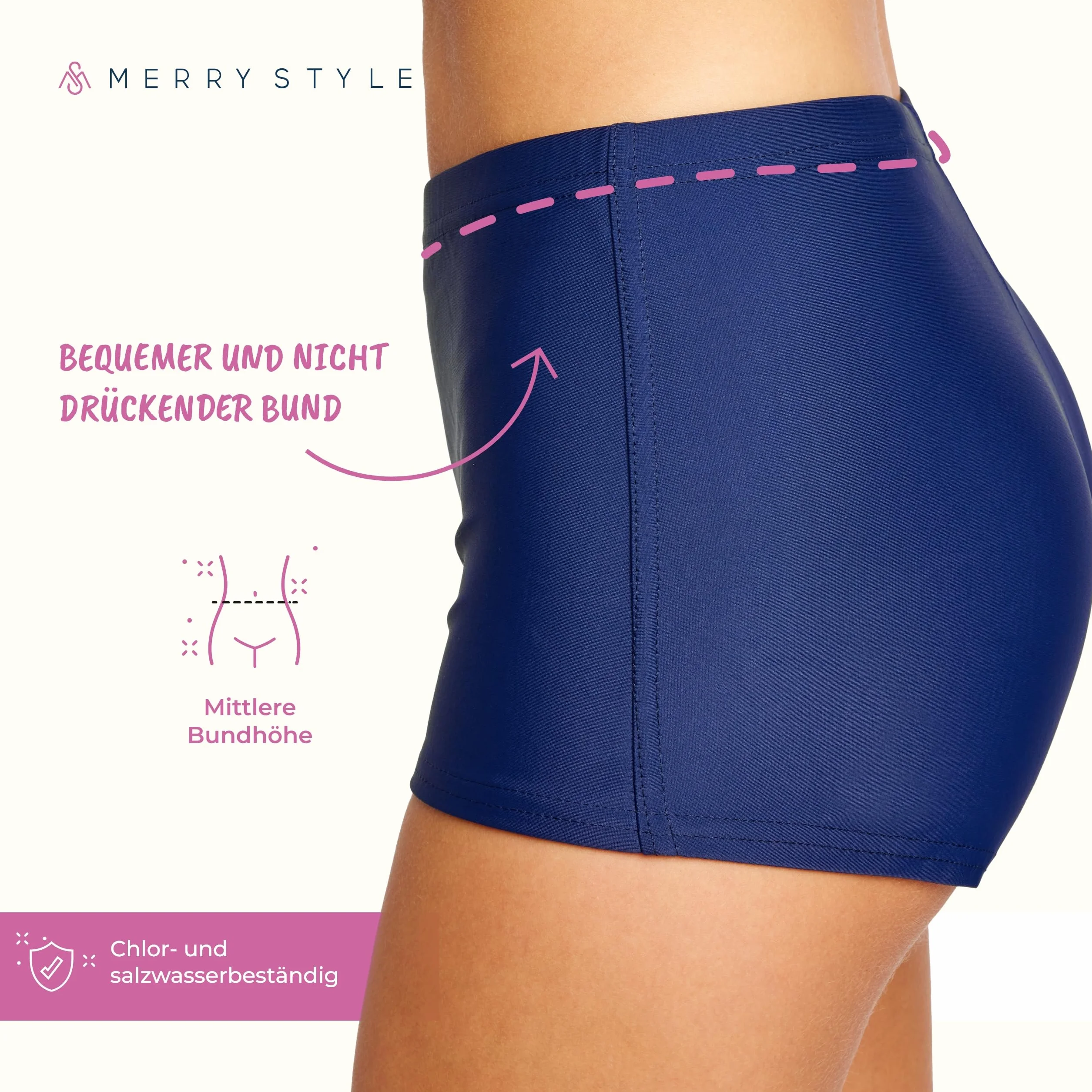 Merry Style Dół bikini Kobiety Hi-leila