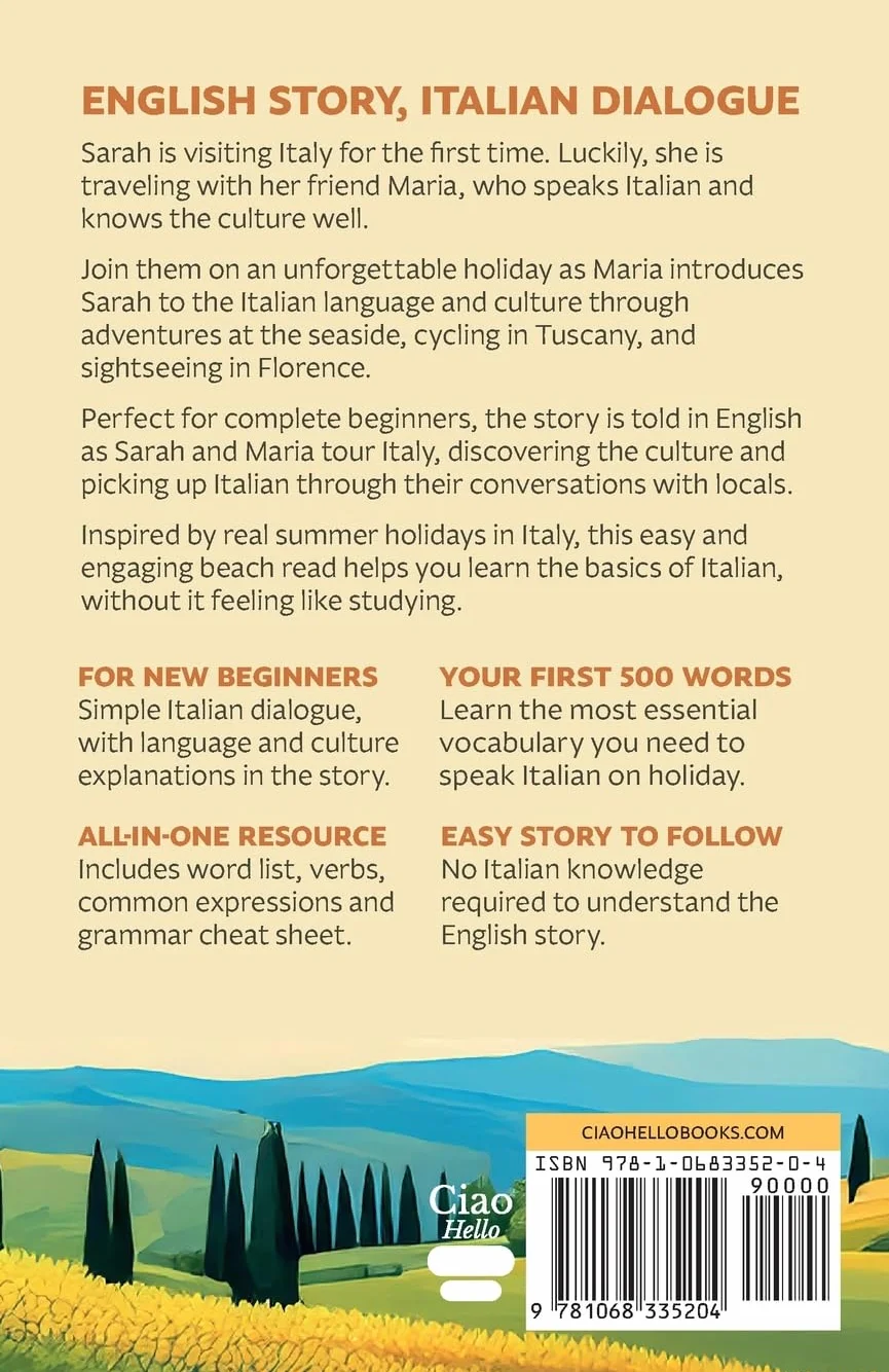 Easy Holiday Italian: English Story with Italian Dialogue for Beginners: 1
