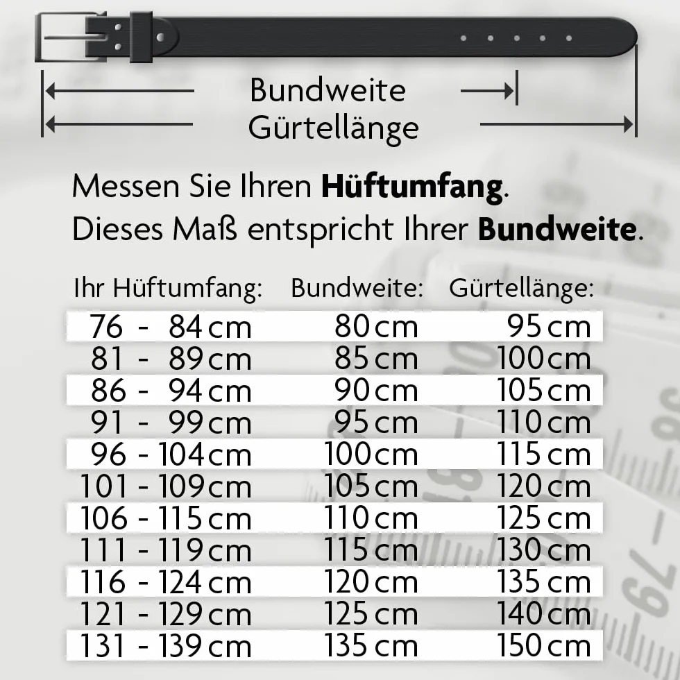 Fa.Volmer ® Pasek ze skóry bawolej dla mężczyzn i kobiet/pasek skórzany o szerokości 35 mm / możliwość skrócenia / model Austin (dostępny w kolorze czarnym i brązowym)