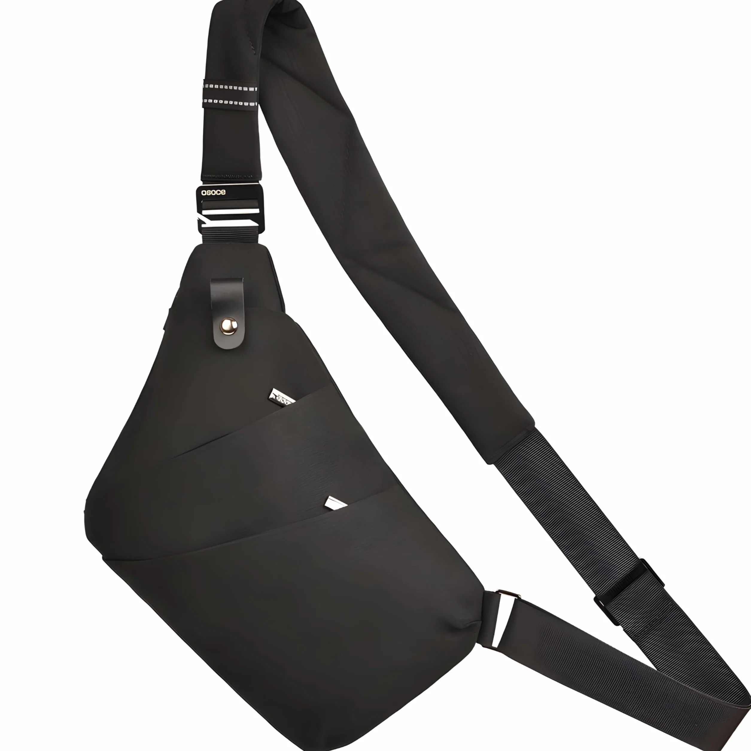 OSOCE Torba podróżna antykradzieżowa, męska torba na klatkę piersiową, crossbody z wieloma kieszeniami torba na ramię wodoodporne torby pokrowiec na co dzień jazda na rowerze wędrówki dla mężczyzn