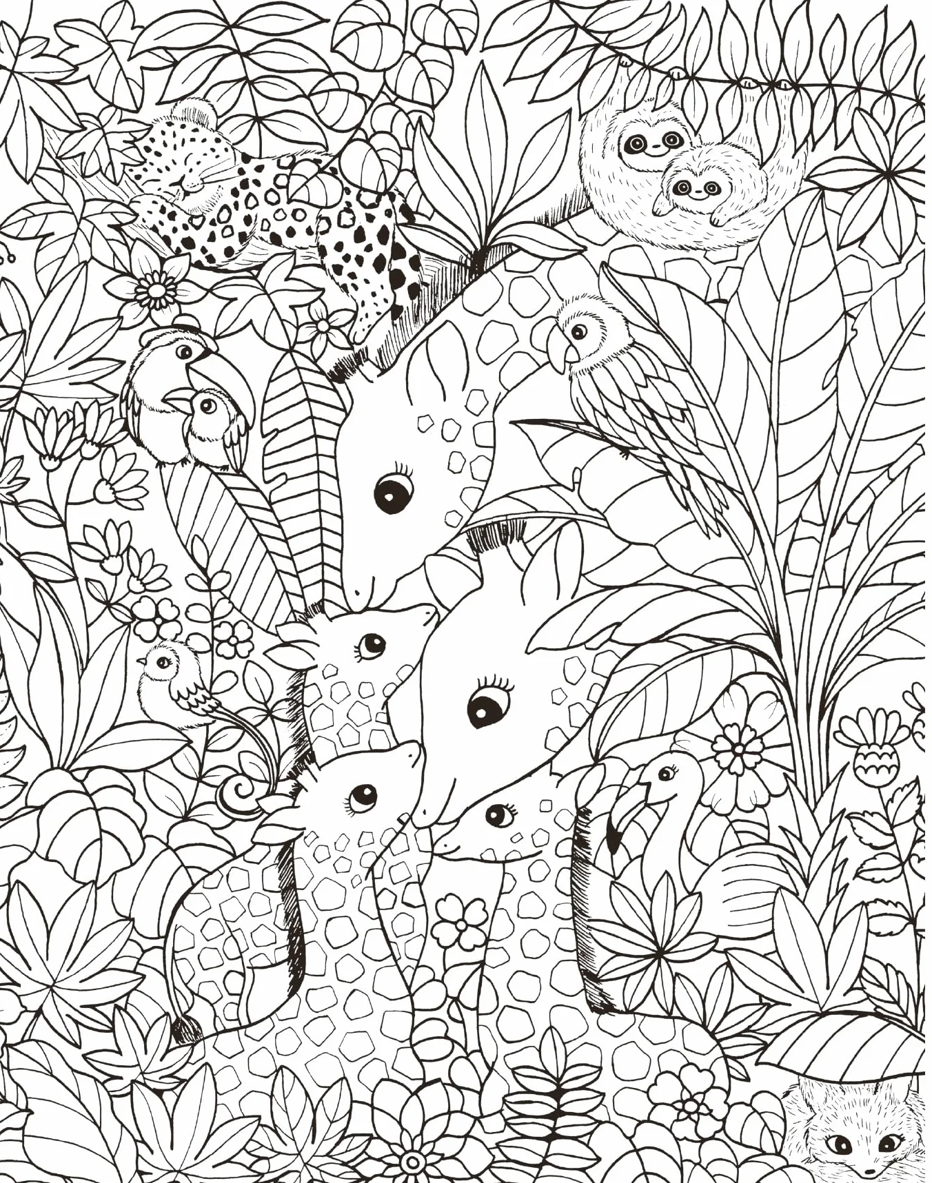 Le monde enchanté de Lulu Mayo: Une année à colorier