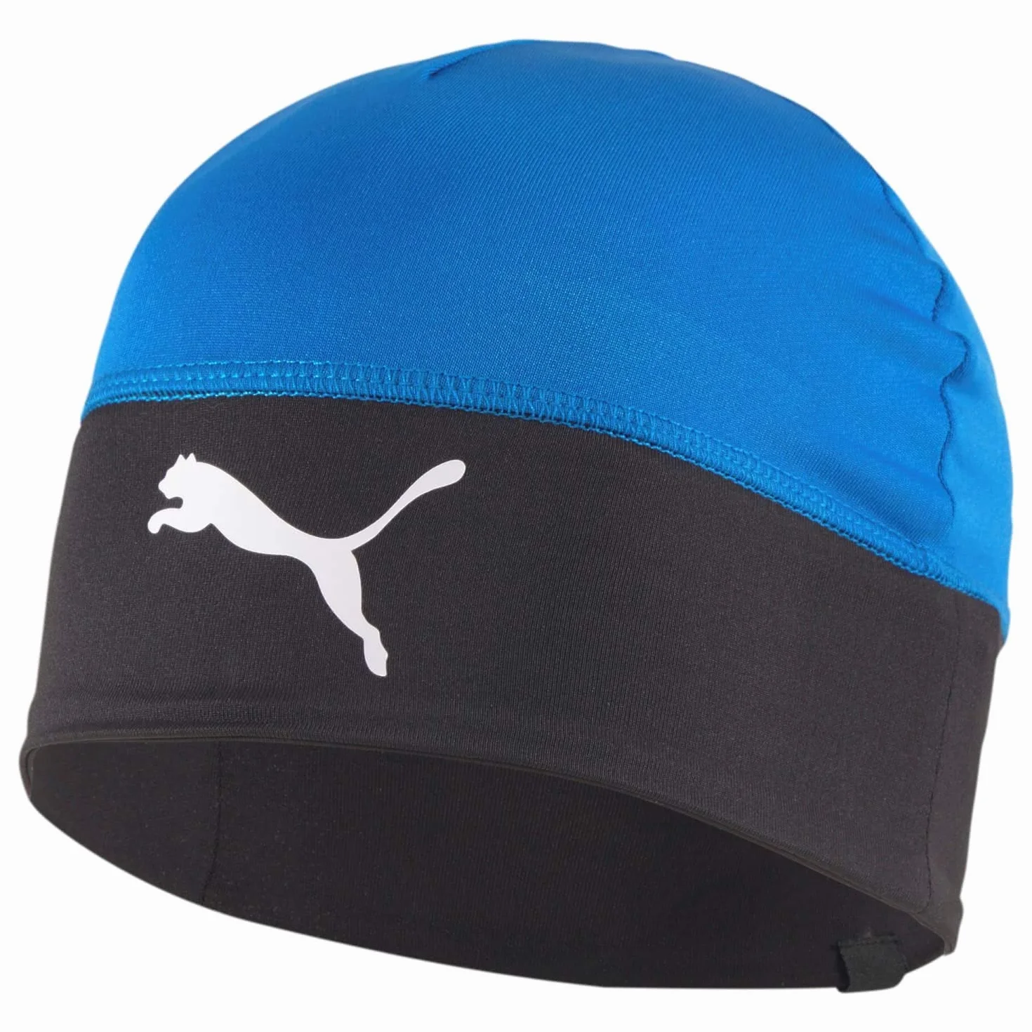 PUMA Kinder teamLIGA Beanie Jr, Electric Blue Lemonade Black, OSFA