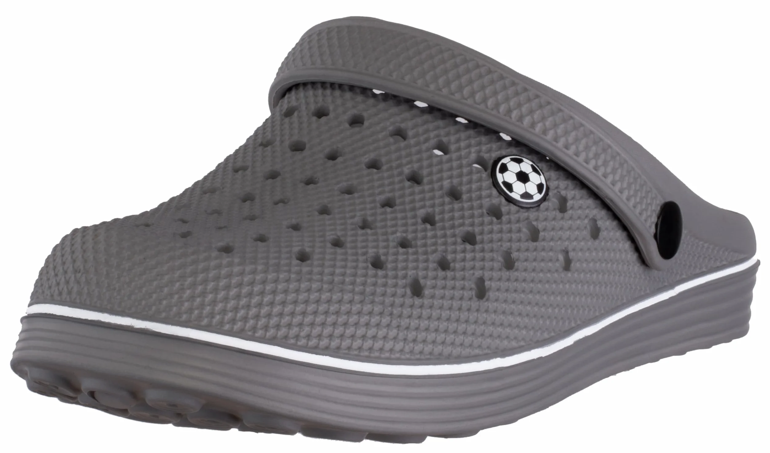 Brandsseller Męskie chodaki piłkarskie, letnie chodaki, buty kąpielowe, buty ogrodowe, kapcie domowe