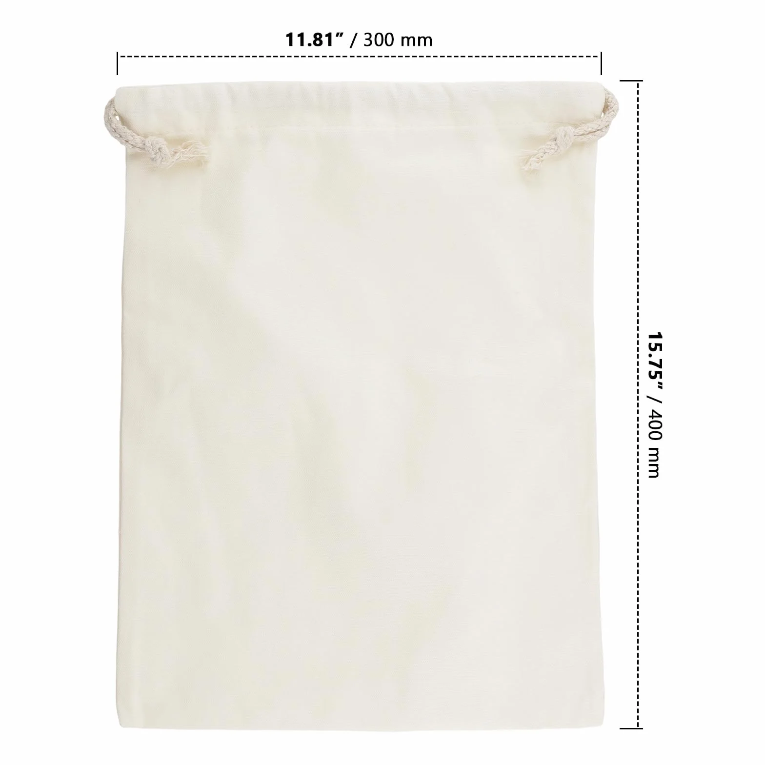 ZOENHOU 10 sztuk bawe?nianych woreczków ze sznurkiem 30 x 40 cm, torby wielokrotnego u?ytku na buty, akcesoria podró?ne i opakowanie na prezent (be?owe)