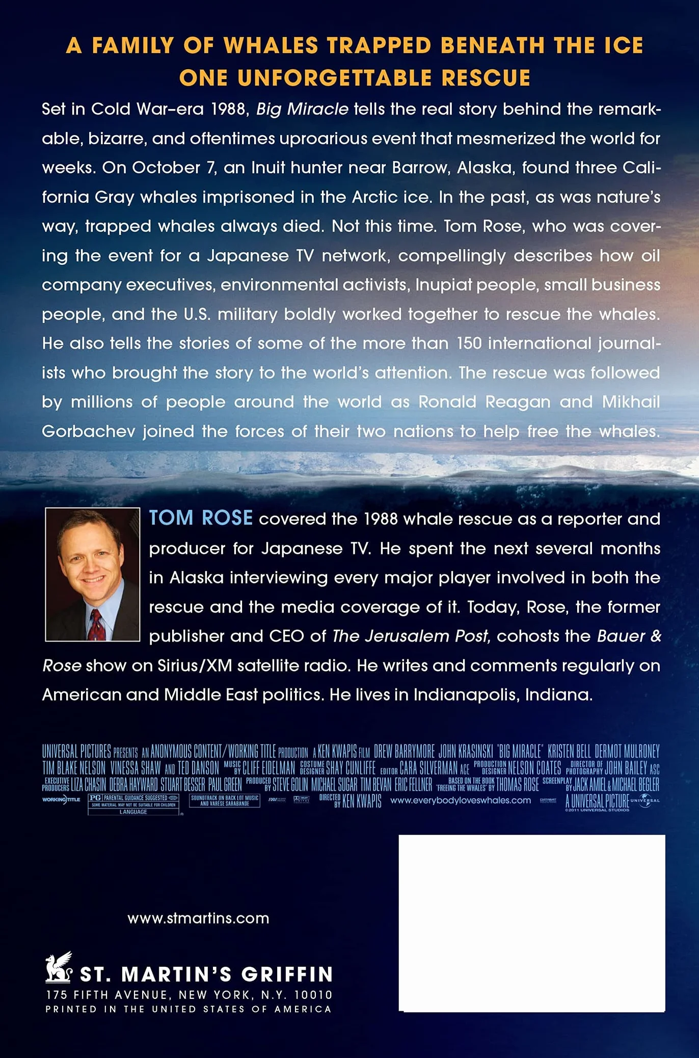 Big Miracle: Inspired by the Incredible True Story That United the World
