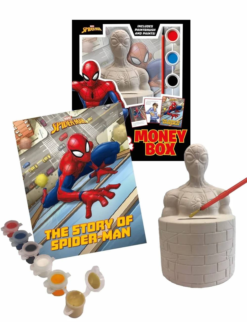 Marvel Spider-Man: Story Book & Money Box